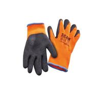 Scan Work Gloves Knitshell Thermal Orange L Pack of 3
