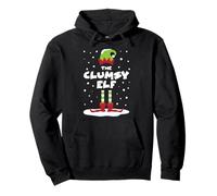 Xmas Snow Funny Clumsy Elf Matching Family Christmas Party Pullover Hoodie