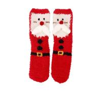 Xmas Socks Womens Slipper Christmas Men Size 4-7 Multipack Winter Gifts for Women & Tights Sock Warm Sleep Soft Cosy Fluffy Cozy Pink Grey