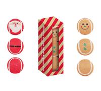 Xmas Tennis Characters 3balls x4