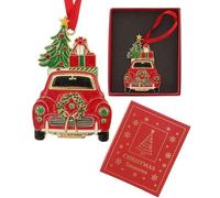 Xmas Treasures Festive Car Boxed Hanging Decoration