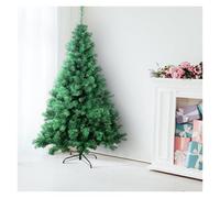 Xmas Tree 8ft Green Artificial Christmas Tree Hinged Unlit Full Xmas Pine Tree Metal Stand for Home Office Holiday Decoration Christmas trees(120cm)