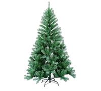 Xmas Tree, Artificial Christmas Tree, Realistic Green Pine Branches, with Metal Stand, Easy to Assemble, Indoor and Outdoor Christmas Decoration ((180cm) 6ft)