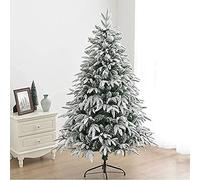 Xmas Tree Artificial Pine Christmas Tree With Dense Branch,Snow Flocked Small Christmas Tree,Tabletop Pvc Realistic Miniature Faux Tree Holiday Decoration-D 60Cm/2Ft Every Family Atmosphere