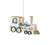 Xmas Tree Decorations Christmas Decoration Painted Train Christmas Plane Red And White Hanging Decoration Small Pendant for Xmas New Year