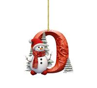 Xmas Tree Decorations Christmas Decorations Christmas Tree A To Z Letter Decorative Xmas Pendant Personalized Diy Baubles Snowman Letter Hanging Ornament