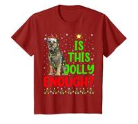 Xmas Tree Is This Jolly Enough Border Terrier Christmas T-Shirt