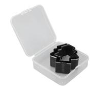 Xmas Tree Leather Cutting Die, 2Pcs Alloy Steel Punching Die Set, 54mm and 47mm High Leather Craft Cutting Dies for DIY Crafts Decorations, with Storage Box for Easy Organization