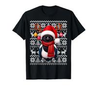 Xmas Ugly Sweaters Festive Santa Magpie Bird Christmas Value Graphic T-Shirt