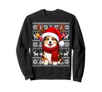 Xmas Ugly Sweaters Santa Cardigan Welsh Corgi Dog Christmas Sweatshirt