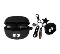 XMBYGY Case for New Bose Ultra Open Earbuds(2024), Silicone Charging Cute Case Shockproof Protective Cover with Cartoon Doll Anti-Lost Lanyard for Man Woman
