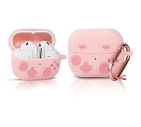 XMBYGY Case for Samsung Galaxy Buds 3 and for Galaxy Buds 3 Pro Earbuds with Carabiner, Silicone Charging Shockproof Protective Cover with Cartoon Skin Design for Man Woman Teen (PKgamepad)