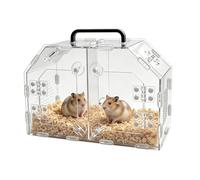 Xmccvt Reptile Enclosure | Clear Acrylic Escape Proof - Snake Cage Gecko Habitat Tank | for Bearded Dragon Spider Mantis Hermit Crab Home Office Indoor Travel