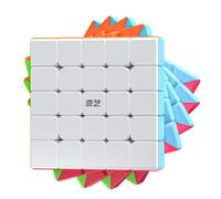 XMDCuber QY Toys Speed Cube 5x5 Stickerless, Magic Cube 5x5x5 Puzzle, Professional Smooth 62 mm, Suitable for All Players