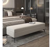 XMDEUR shoe storage bench ottoman Storage Benches Decoration Furniture Footrest Multifunction Bench,End Of Bed Bench Seat With storage,Faux Leather Lift Top storage Ottoman Bench