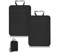 XMDROU Car Seat Kick Mats, 2 Pcs Kick Mats Back Seat Protector, Anti-Dirty Car Back Seats Waterproof Backs Seats Protector with Adjustable Straps for Vehicles To Protect From Dirt(49 * 70CM)