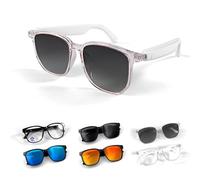 Xmenha AI Smart Bluetooth Glasses Sunglasses for Women Men with Open Ear Speakers Bluetooth Headphones Real Time Language Translator Translation Eyeglasses for Sports Driving Outdoor