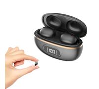 Xmenha Invisible Earbuds ENC Noise Cancelling Sleep Earphones for Small Ears Wireless Bluetooth In Ear Small Hidden Headphones Men Women Sleeping Mini Ear Buds for iOS Android Office Work Sports