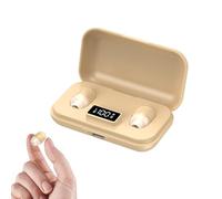 Xmenha Invisible Earbuds Wireless Small Earphones Bluetooth 5.4 ENC Noise Cancelling Soft In Ear Buds Sleep Mini Tiny Hidden Headphones for iPhone Android Side Sleeping Work Sport Commuting