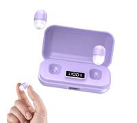 Xmenha Invisible Earbuds Wireless Small Earphones Bluetooth 5.4 ENC Noise Cancelling Soft In Ear Buds Sleep Mini Tiny Hidden Headphones for iPhone Android Side Sleeping Work Sport Commuting
