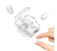 Xmenha Invisible Earbuds Wireless Small Mini Ear Buds Bluetooth 5.4 ENC Noise Cancelling In-Ear Tiny Headphones Hidden Work Sleep Earphones for Men Women Sleeping Commuting Sport Audiobooks