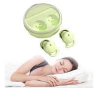 Xmenha Invisible Green Bluetooth Small Sleep Earbuds For Side Sleepers Wireless Invisible Noise Canceling Earbuds For Sleep Tiny Sleeping Ear Buds For Small Ears Wireless Hidden Headphones Ear Buds