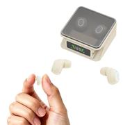 Xmenha Invisible Mini Sleep Earbuds Wireless Bluetooth Small Invisible Ear Buds Smallest Headphones Tiny Micro Small Hidden Discreet Earbuds For Work Sleeping Side Sleeper