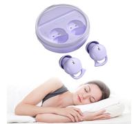 Xmenha Invisible Purple Bluetooth Small Sleep Earbuds For Side Sleepers Wireless Invisible Noise Canceling Earbuds For Sleep Tiny Sleeping Ear Buds For Small Ears Wireless Hidden Headphones Ear Buds