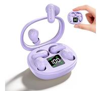 Xmenha Mini Invisible Small Earbuds Set Sleep Ear Buds Purple Wireless Bluetooth for Small Ears Canals Side Sleepers Tiny Micro Low Profile Smallest Hidden Discreet Earbuds 2 Pack Headphones for Work