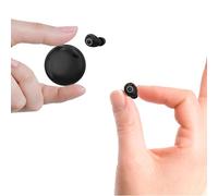 Xmenha Mini Invisible Small Earbuds Wireless Bluetooth For Small Ears Tiny Discreet Low Profile Hidden Sleeping Earbuds For Work Sleep Ear Buds Invisible Headphones Buds Deep Black