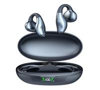 Xmenha Open Ear Earbuds Bone Conduction Headphones Bluetooth Bone Conducting Conduction Bluetooth Headphones Wireless Bone Conduction Earbuds Wireless Clip On Sports Earphones