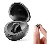 Xmenha Single Mini Invisible Small Earbud Wireless Whitetooth Headset Ear Bud for Small Ears Canals Women Sleep Earbuds Sleeping Tiny Micro Smallest Discreet Hidden Earbuds Headphones for Work