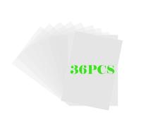 Xmfdty Shrinky Plastic Sheets,36Pack Shrink Film Sheets Sanded Shrink Paper Sheets,Shrink Art Paper Kit for Creative Mother's Day Craft DIY Ornaments(8 x 5.7inch)