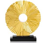 XMGZQ Gold Modern Abstract Art Resin Statue Home Decoration,Home Decor Sculpture Decoration Ornaments for Dining Room Office Shelves Table Center Pieces,Above Kitchen Cabinet,Living Room Accessories
