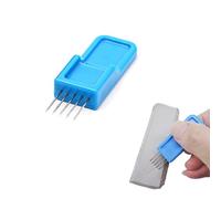 XMHBG 1 PCS Clay Bonding & Texturing Tool - Dual-Ended Pottery Scratching Tool for Sculpting, Ceramics & DIY Clay Crafts,Portable Clay Scorer & Connector (Blue)