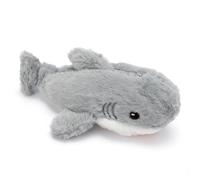 XMHBG Shark Pencil Case - Cute Plush Animal Pouch with Zipper for Office & Travel - Fun Shark-Themed Storage for Pens, Makeup, Accessories (Grey)
