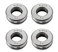 XMHF 4pcs 51204 Carbon Steel Axial Thrust Ball Bearing 20mm x 40mm x 14mm