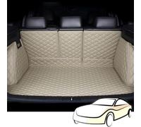 XMHLFC Car Leather Boot Liner Mats for BMW X5 2019-2024, Waterproof Full Coverage Car Boot Liners Protector,A/Beigestyle