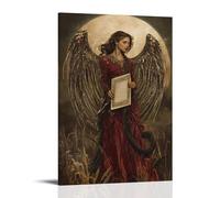 XMHMYHZJ A Field of Snakes Parts before The Angel’s Footsteps As She Carries The Scroll of Divine Silence. Wall Art Mural Modern Decoration Hanging Art Poster 16x24inch(40x60cm)