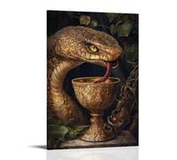 XMHMYHZJ A Serpent Drinks from A Chalice at The Altar And Leaves with A Softer Tongue. Wall Art Mural Modern Decoration Hanging Art Poster 20x30inch(50x75cm)