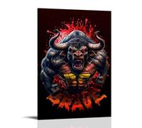XMHMYHZJ Animal Illustration - The Killer of The Giant Wild Wall Art Mural Modern Decoration Hanging Art Poster 24x36inch(60x90cm)