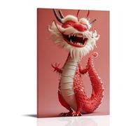 XMHMYHZJ Animal Made of Paper by Sculy Paper, on Pink Background Wall Art Mural Modern Decoration Hanging Art Poster 16x24inch(40x60cm)