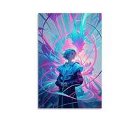 XMHMYHZJ Art Poster Design Concept of Boy with Bright Hair Wall Art Mural Modern Decoration Hanging Art Poster 12x18inch(30x45cm)