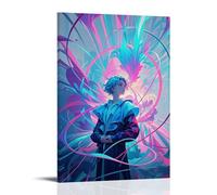 XMHMYHZJ Art Poster Design Concept of Boy with Bright Hair Wall Art Mural Modern Decoration Hanging Art Poster 16x24inch(40x60cm)