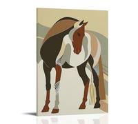 XMHMYHZJ Art Posters Featuring Horses And Mountains Are A Great Addition to The Decor Wall Art Mural Modern Decoration Hanging Art Poster 08x12inch(20x30cm)