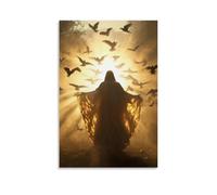 XMHMYHZJ Christs Robe Glows Like Fire As He Greets The Morning, Birds Circling in Soft And Sacred Silence. Wall Art Mural Modern Decoration Hanging Art Poster 12x18inch(30x45cm)