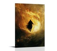 XMHMYHZJ Elijah in A Blazing Chariot of Fire Ascending Toward The Heavens, Leaving behind A Trail of Sparks And Prophecy. Wall Art Mural Modern Decoration Hanging Art Poster 20x30inch(50x75cm)