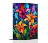 XMHMYHZJ Flowers Poster Featuring Multiple Brightly Colored Leaves on A Sunny Day Wall Art Mural Modern Decoration Hanging Art Poster 08x12inch(20x30cm)