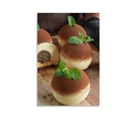XMHMYHZJ Food Poster for A Restaurant Showing Chocolate Balls with Different Toppings Wall Art Mural Modern Decoration Hanging Art Poster 20x30inch(50x75cm)