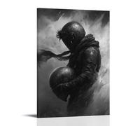 XMHMYHZJ He Removes His Helmet And The Wind Whispers A Verse He Once Heard in His Mothers Arms. Wall Art Mural Modern Decoration Hanging Art Poster 16x24inch(40x60cm)